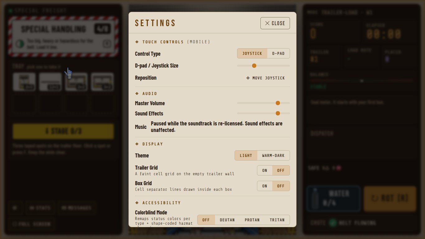 The settings clipboard.